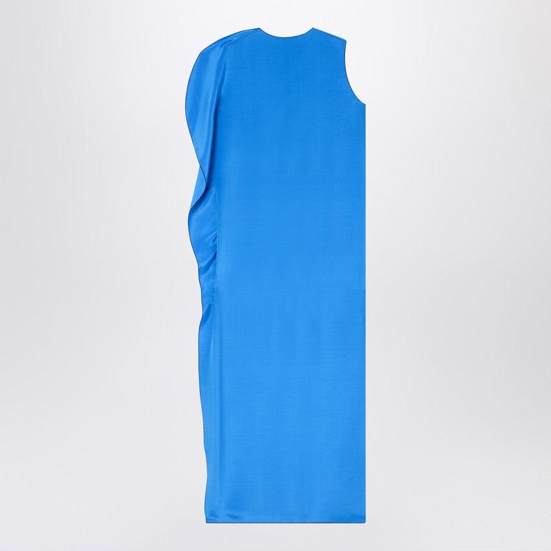 Max Mara Light Flowy Dress in Blue | Lyst