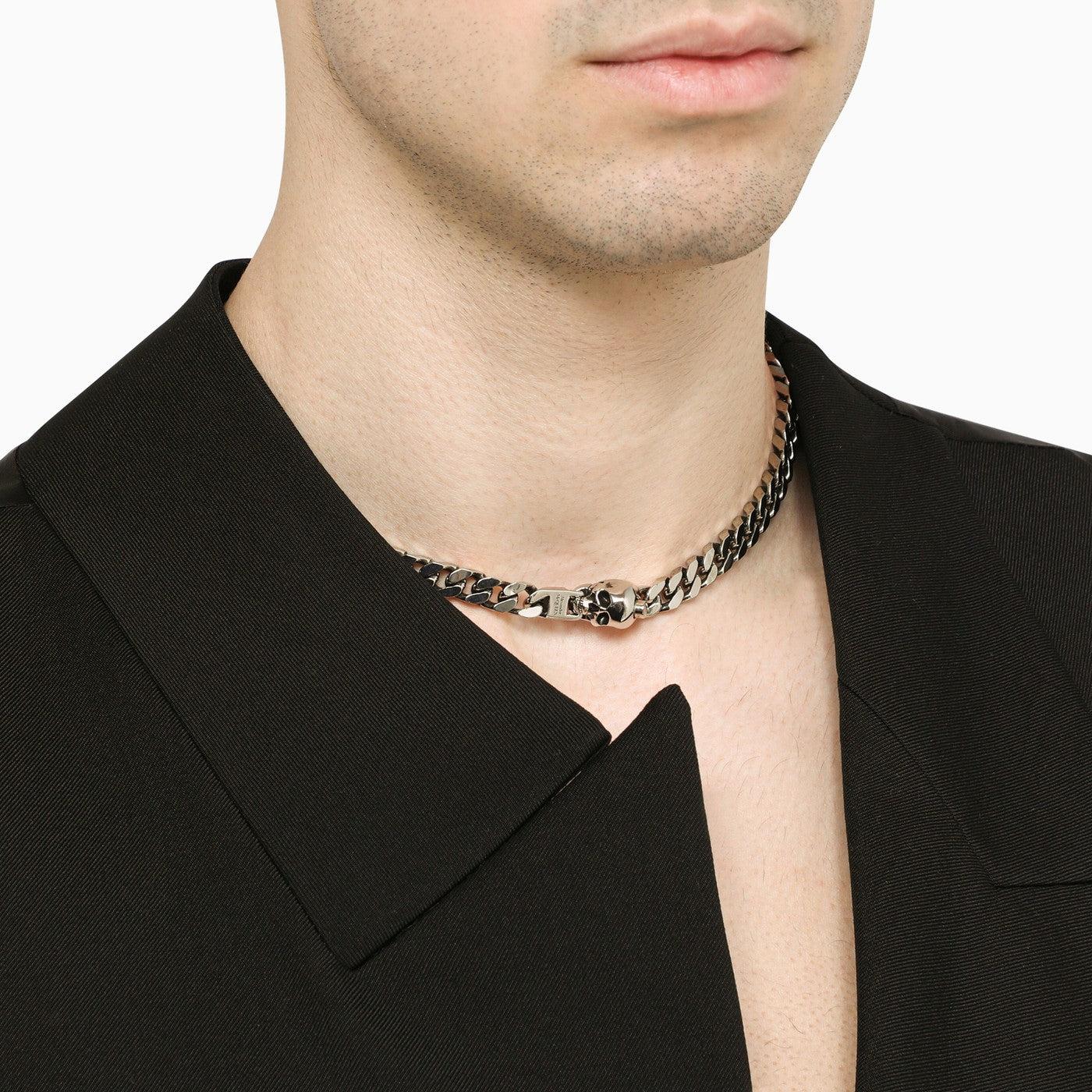 Alexander McQueen Silver-tone Skull Necklace in Metallic for Men | Lyst
