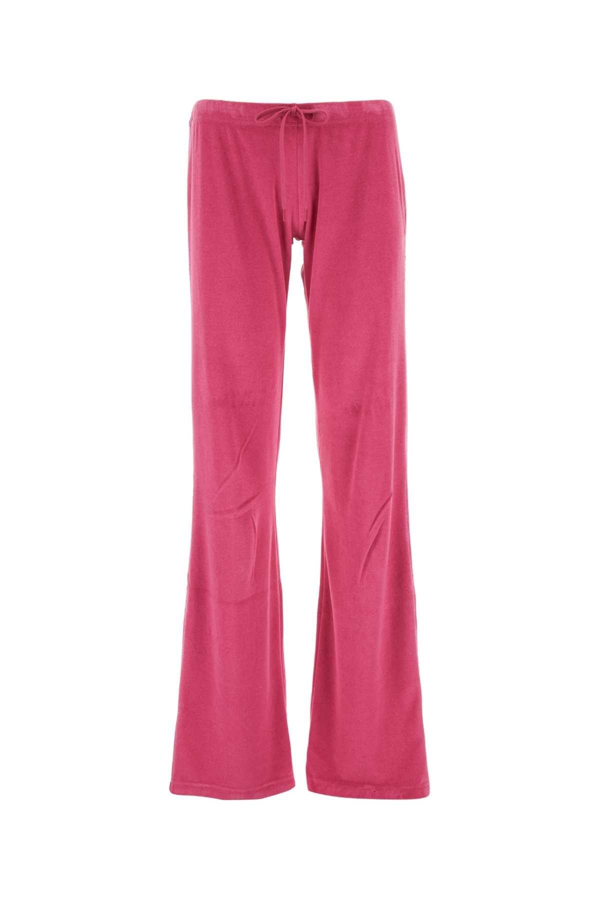 パンツ BALENCIAGA Fuchsia Velvet Joggers Balenciaga Fuchsia Velvet Joggers in Pink | Lyst Canada