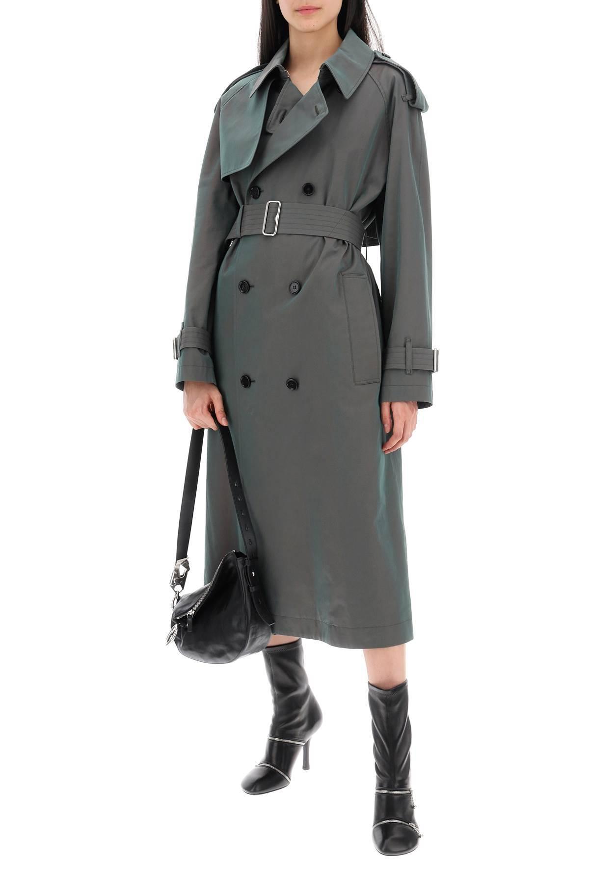 ジャケット・アウター Burberry Prorsum Iridescent Trench Burberry Long Iridescent Trench in Black | Lyst