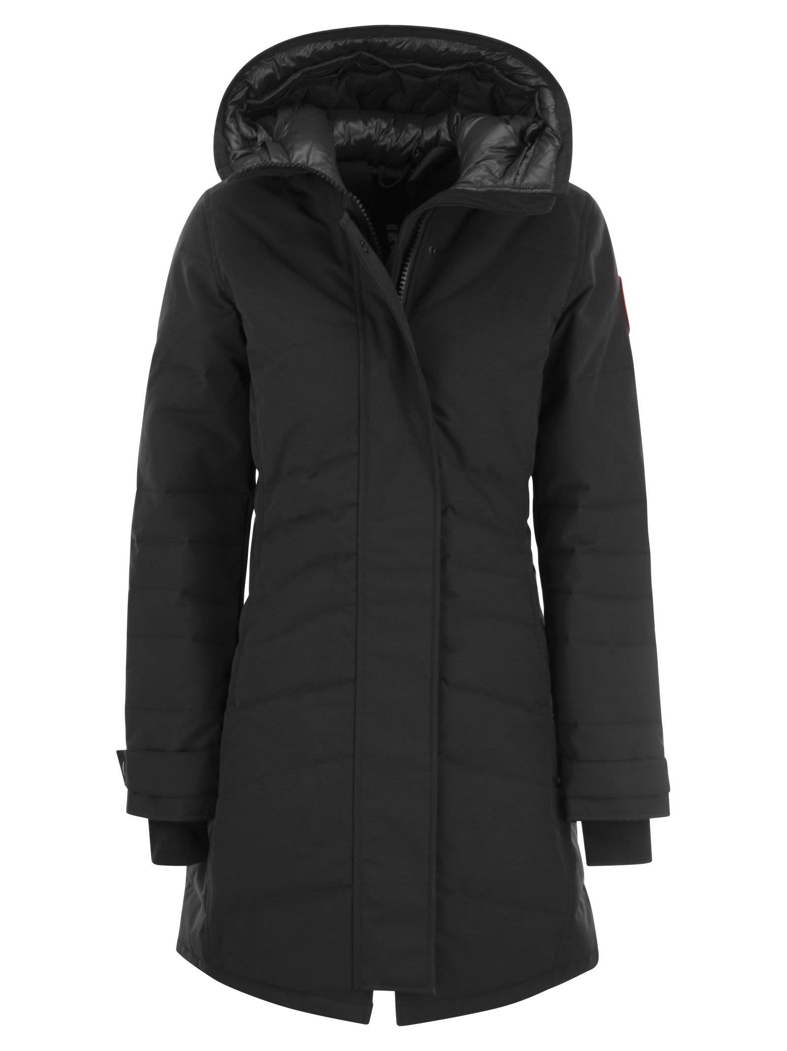 Canada Goose Lorette Padded Parka in Black Lyst UK