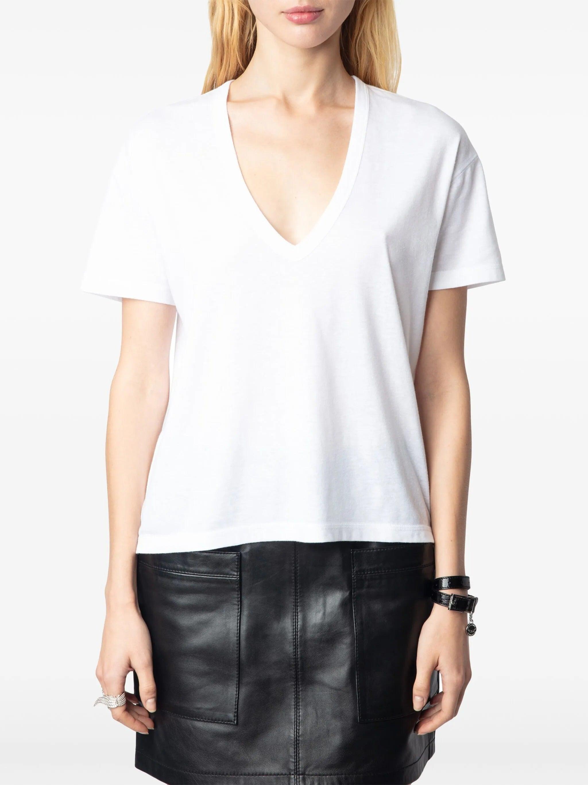 Zadig & Voltaire Marta V Pcl Wings Strass in White | Lyst Canada