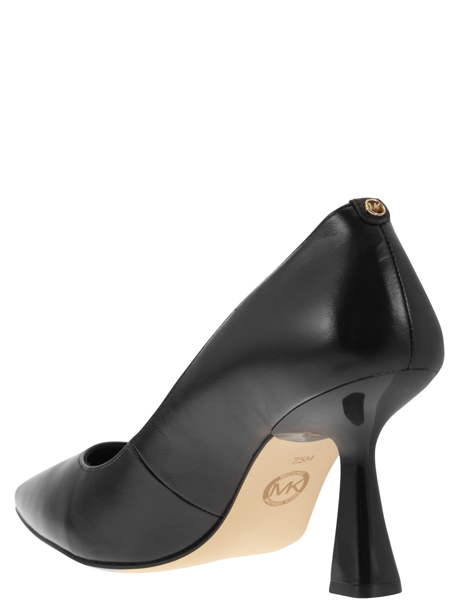 Michael Kors Clara Leather Pumps in Black Lyst UK