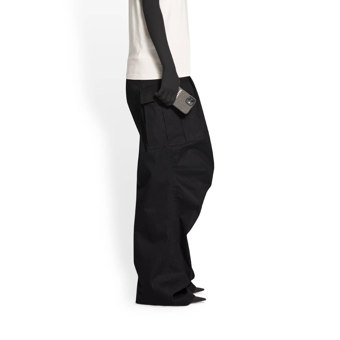 Balenciaga Kick Cargo Trousers in Black | Lyst