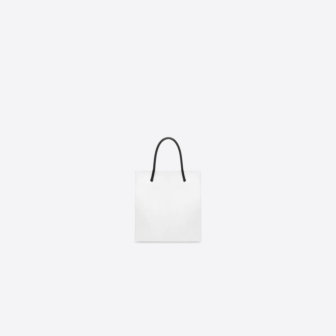 Balenciaga Shopping Xxs North South Tote Bag in White | Lyst