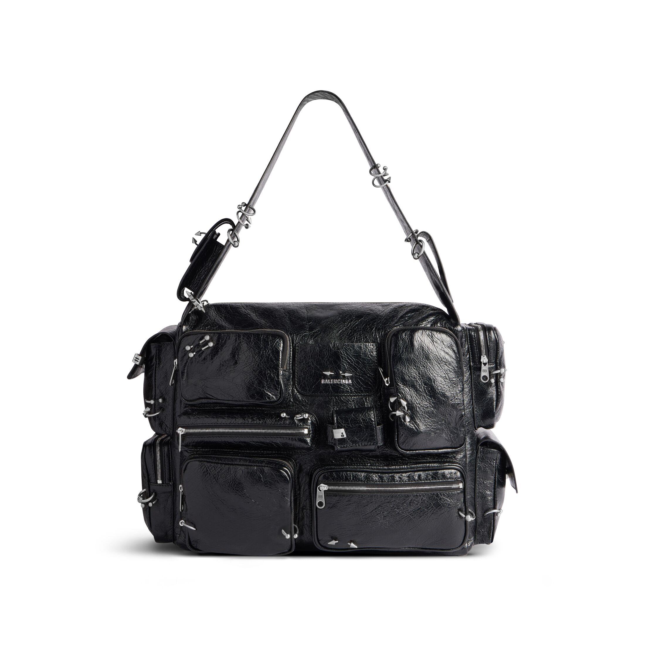 Balenciaga Superbusy Sling Bag Large in Black for Men | Lyst