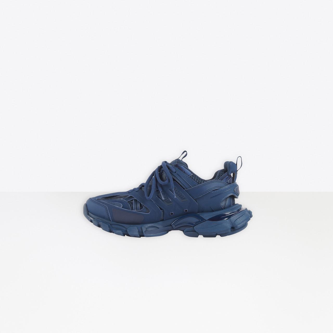 balenciaga track navy blue
