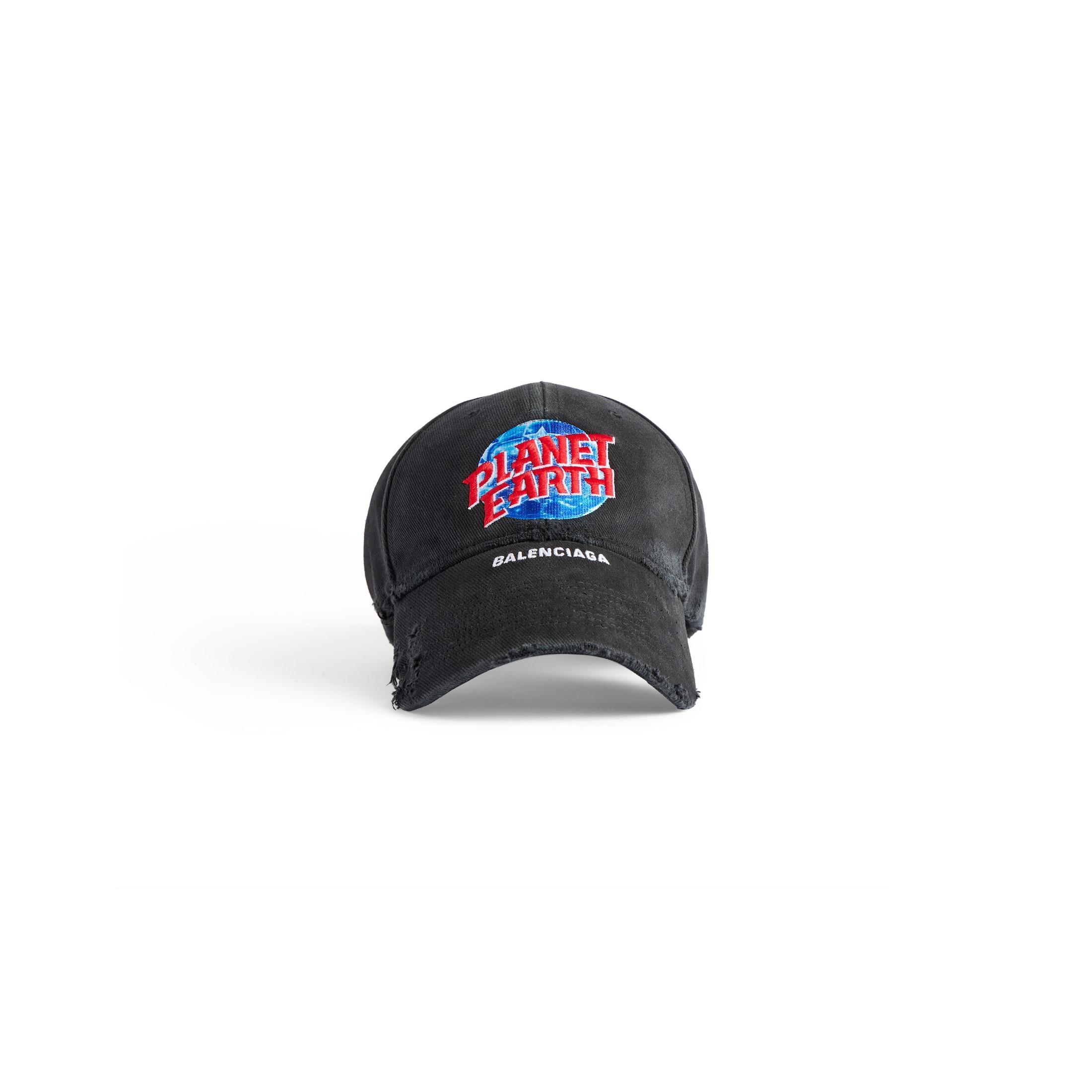 Balenciaga Planet Earth Cap in Blue for Men | Lyst UK