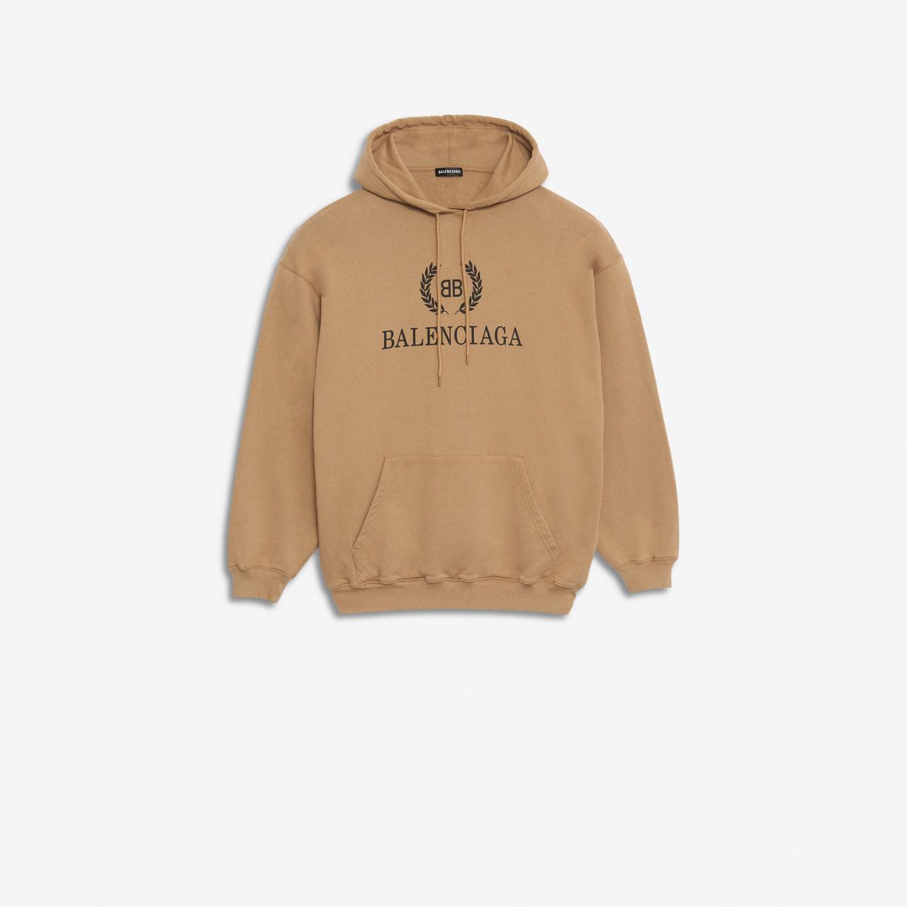 Balenciaga Bb Hoodie in Natural for Men | Lyst