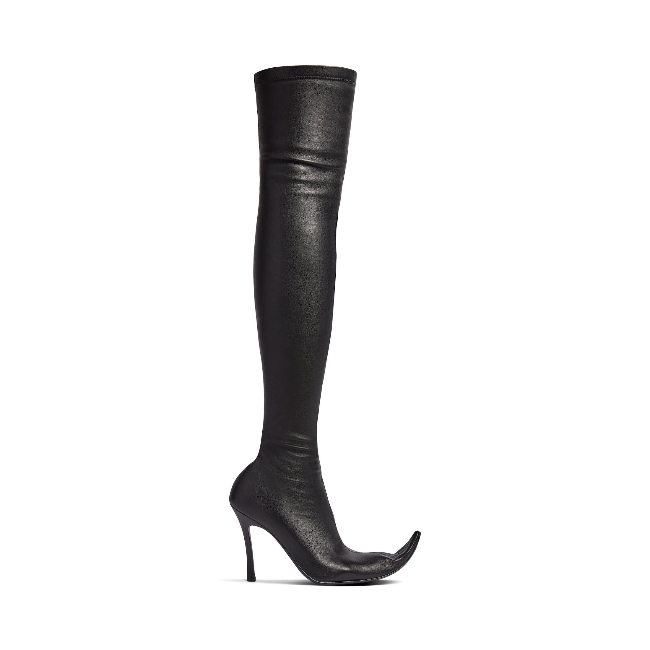 balenciaga-black-Poulaine-Boot