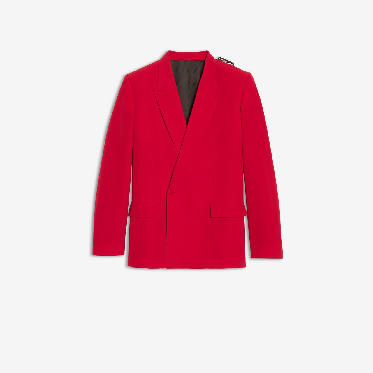 80s red blazer