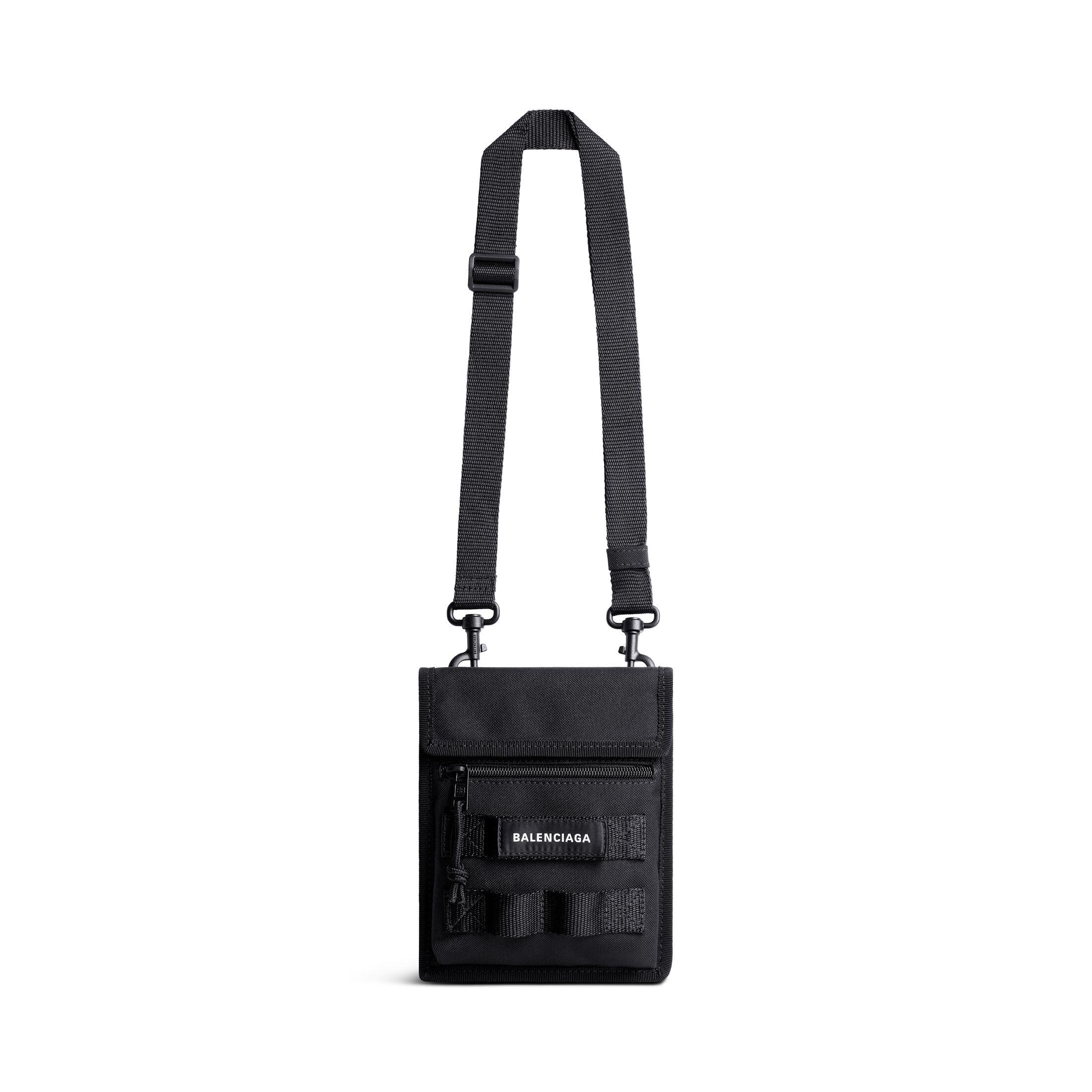 Balenciaga explorer pouch strap leather best sale