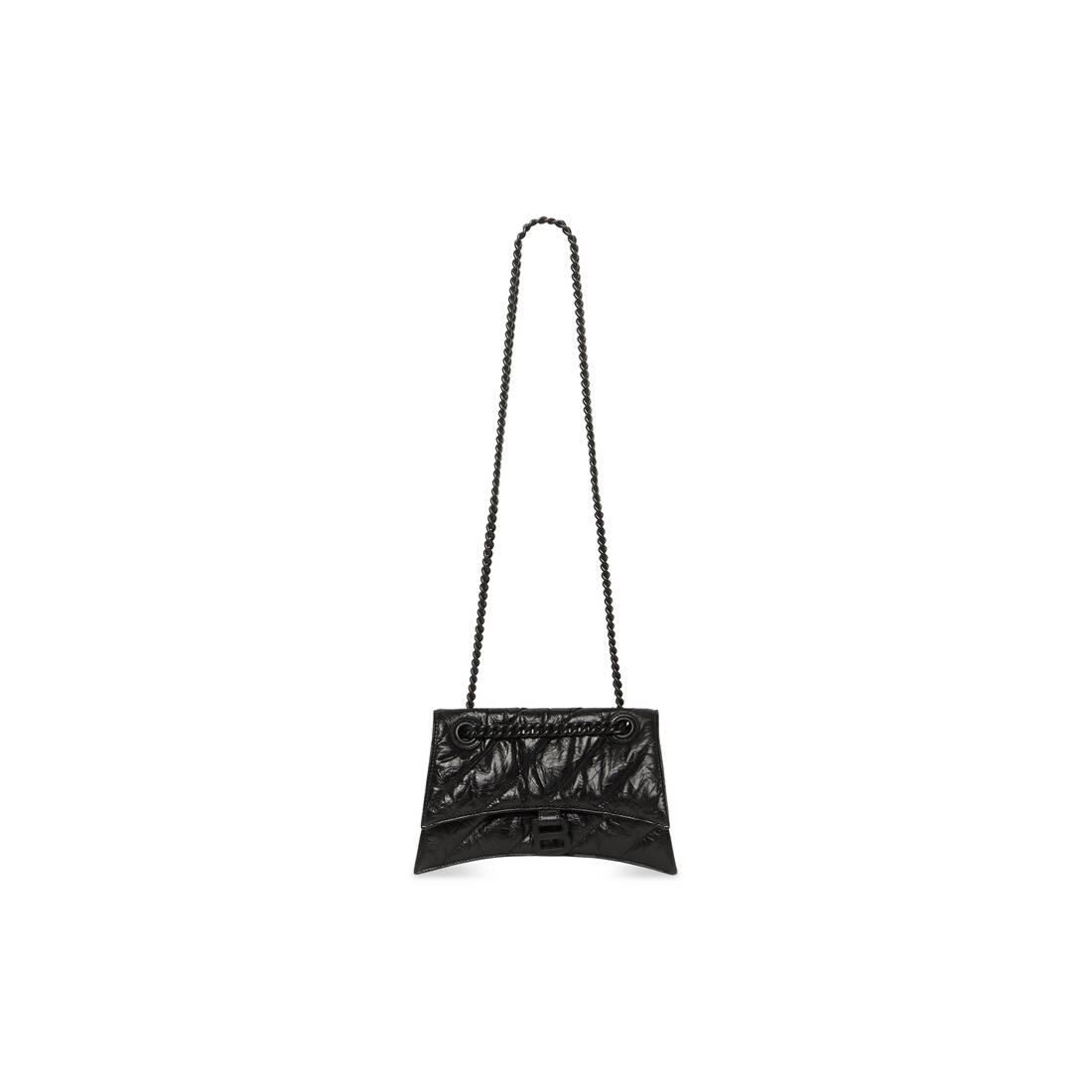 Balenciaga Crused Quilted Medium Chain Bag Metallized Bronze
