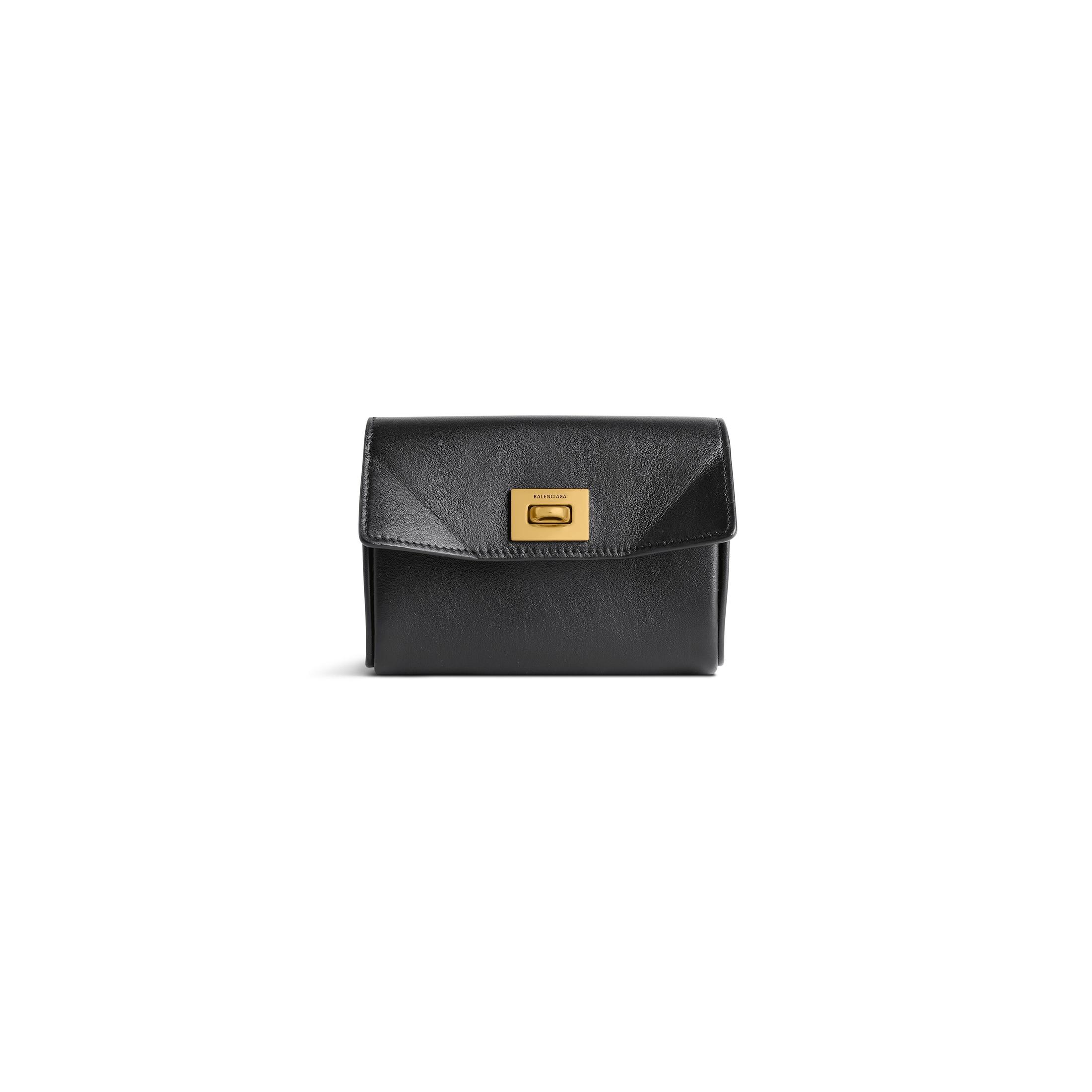 国内発送☆BALENCIAGA☆RODEO CARD HOLDER/BLACK Balenciaga Rodeo Card Holder With Flap in Black | Lyst
