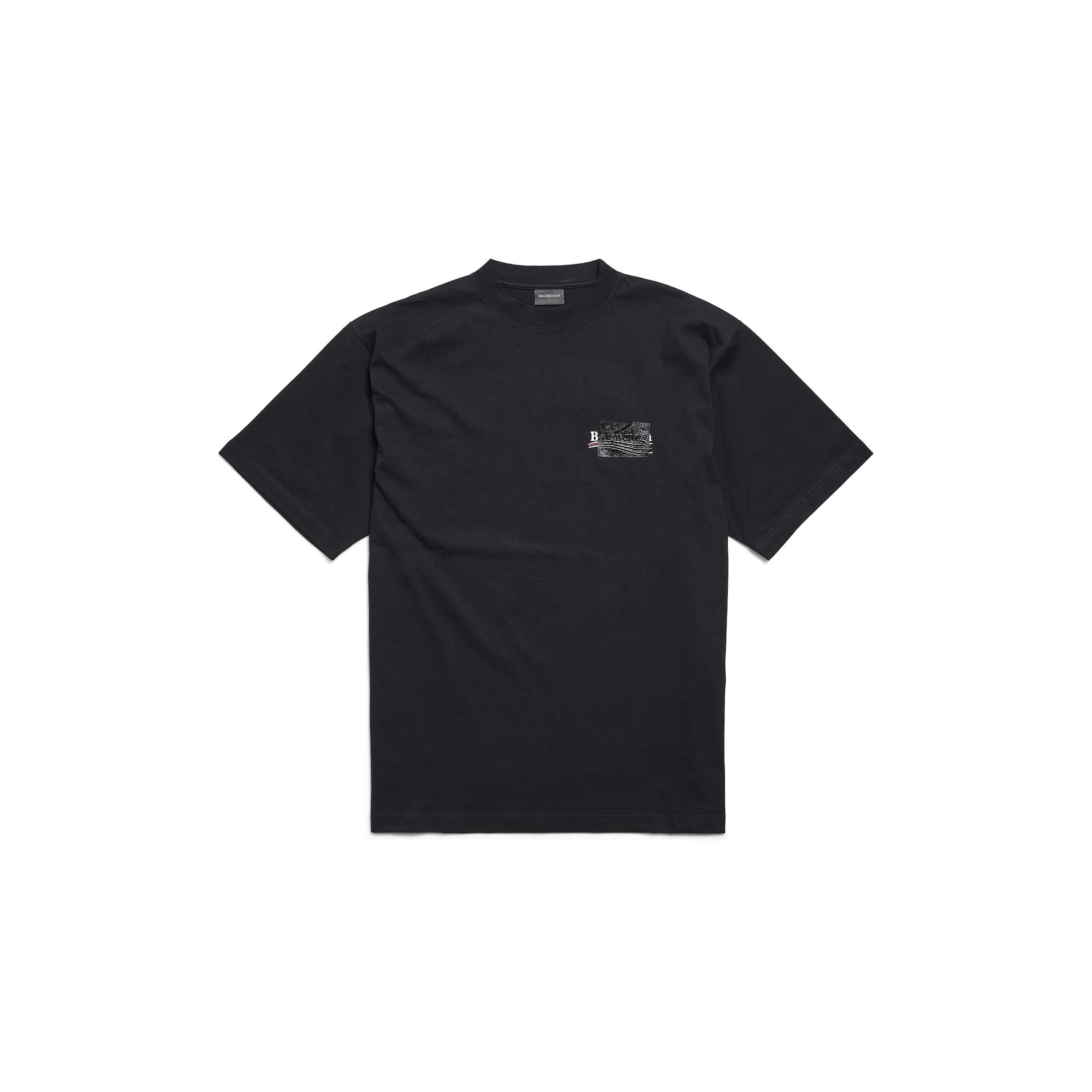 Balenciaga Gaffer Cotton T-shirt in Black for Men | Lyst UK