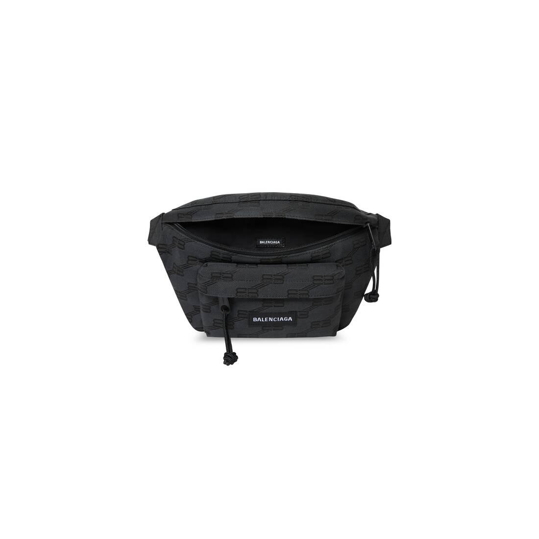 Balenciaga Signature Medium Beltpack Bb Monogram Jacquard Canvas