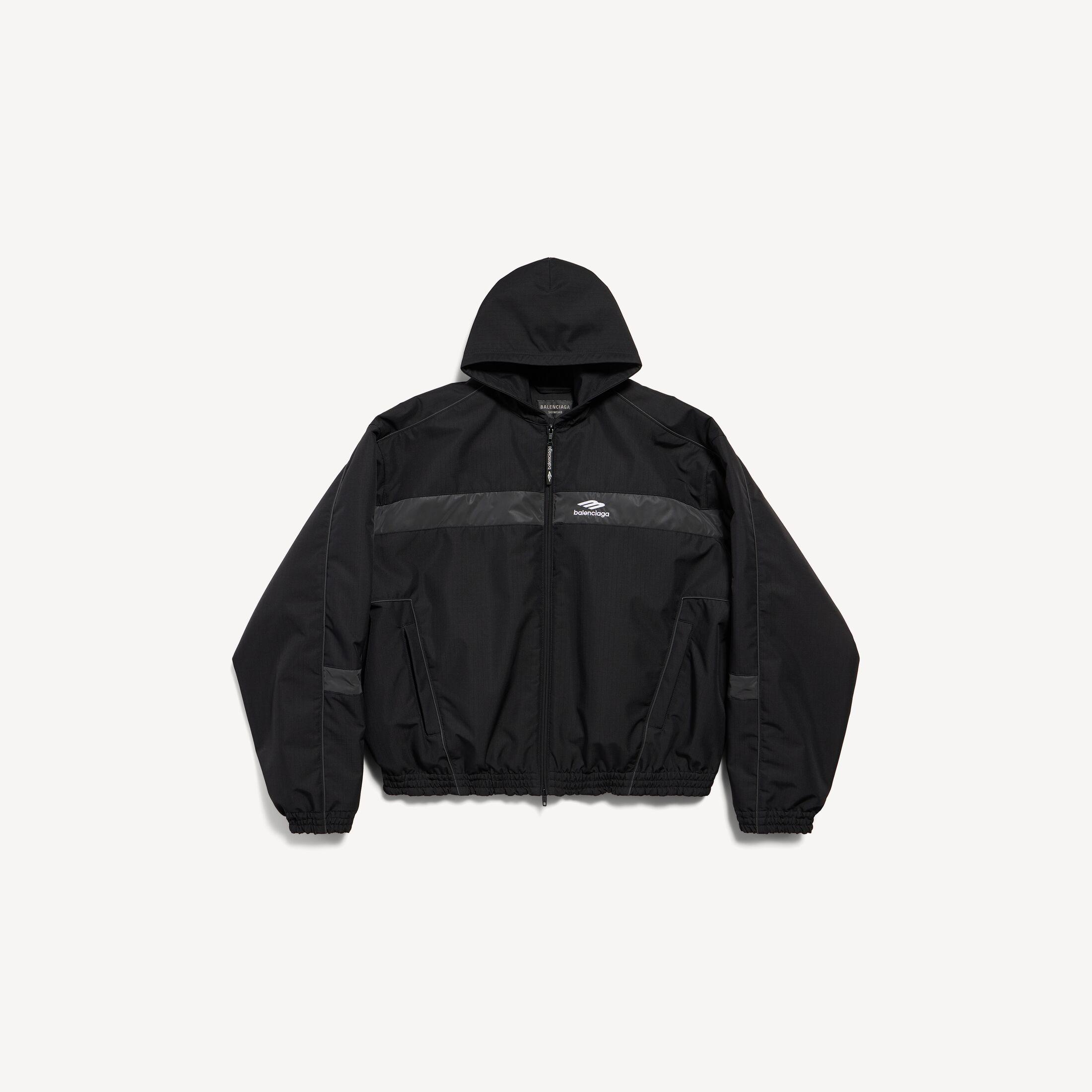 Balenciaga 3B Sports Icon Ski Tracksuit Parka in Black for Men | Lyst