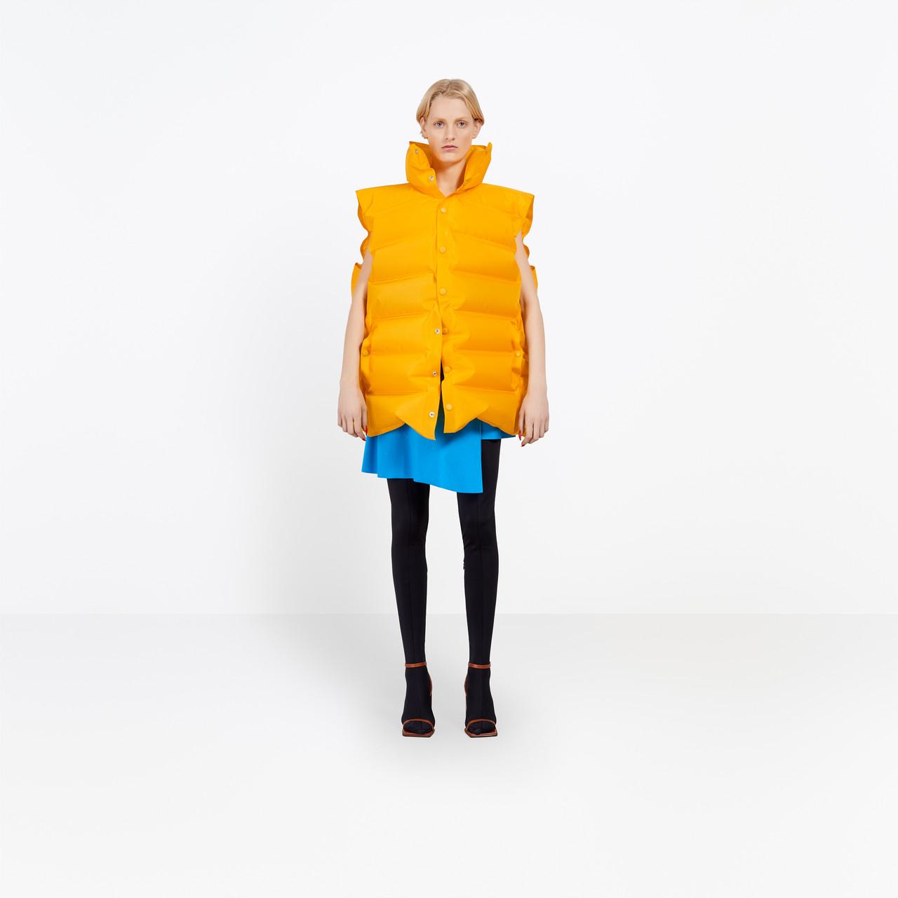 Balenciaga Synthetic Inflatable Jacket in Yellow | Lyst