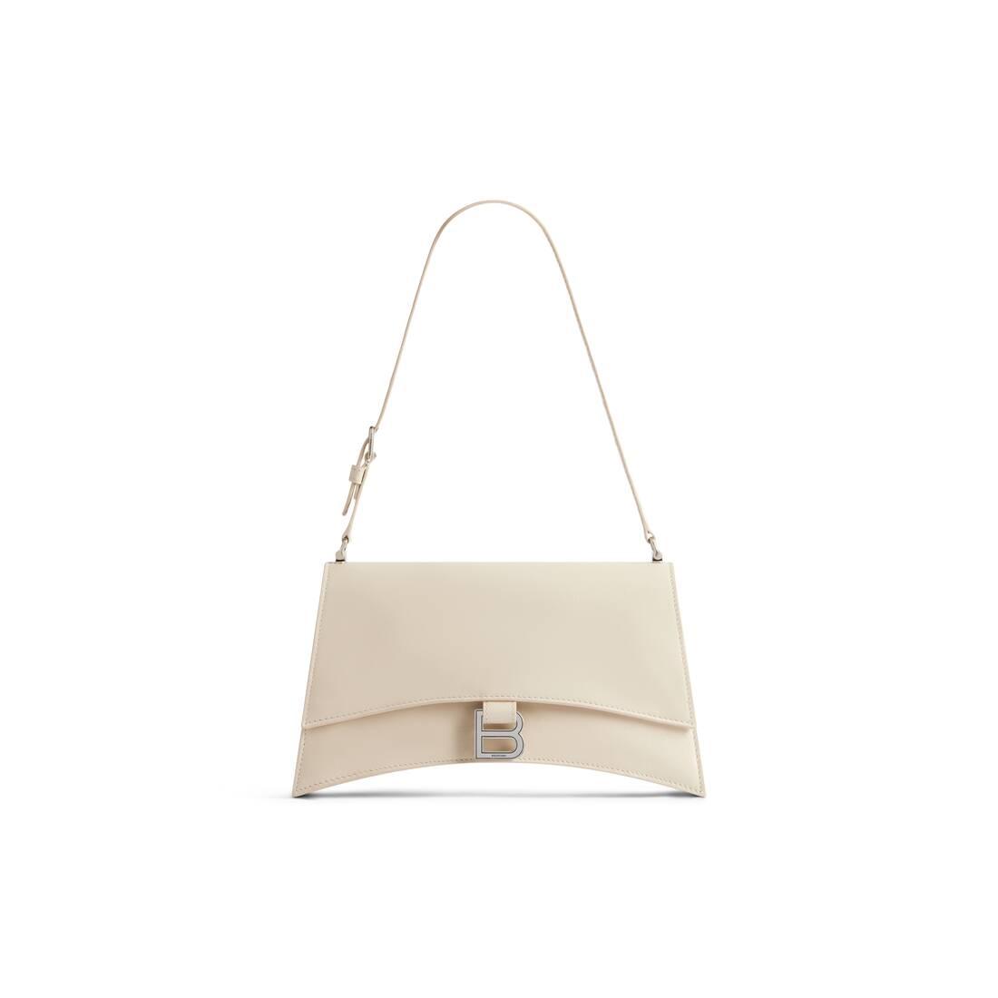 Balenciaga Crush Small Sling Bag in White | Lyst