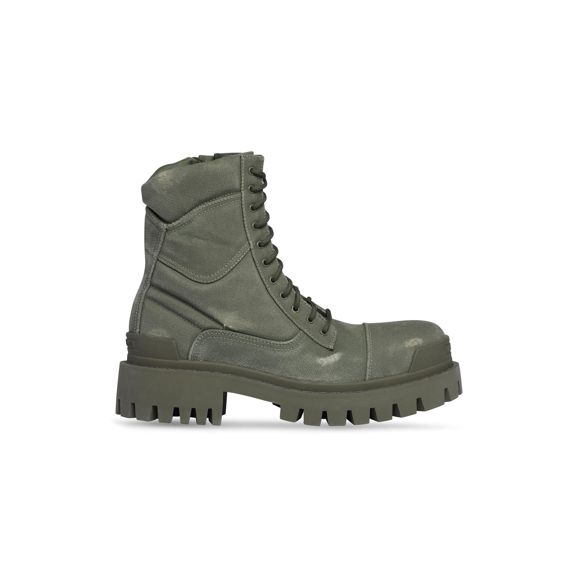 Balenciaga Olive Green Men\'s Boots Balenciaga Rubber Boots Khaki Size 44 EU main image 3
