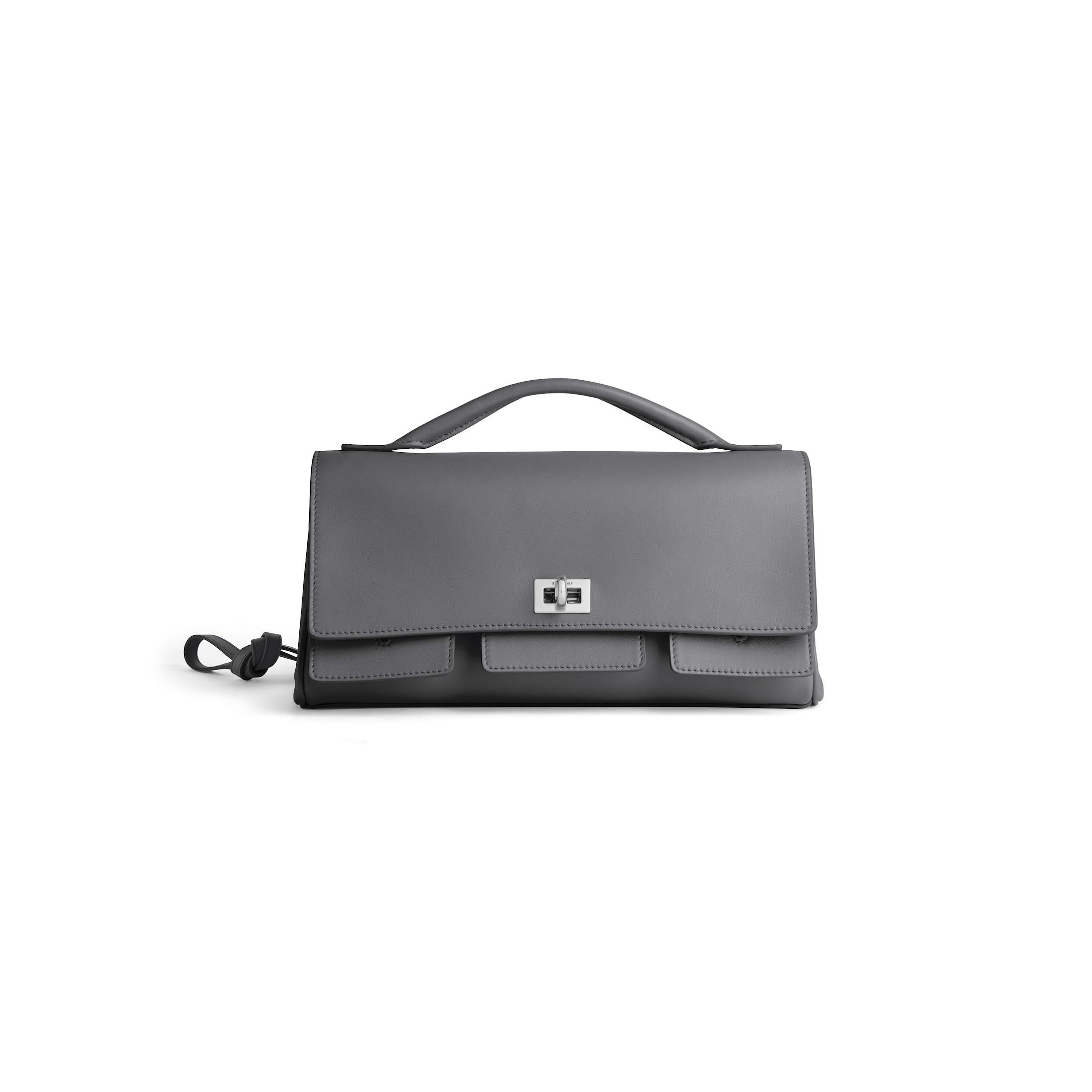 Balenciaga Bel Air Clutch On Strap Small in Black | Lyst