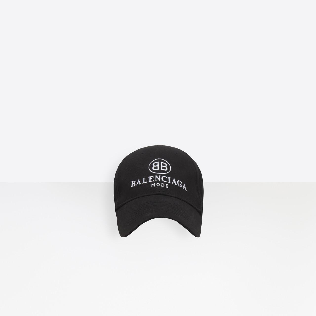 Balenciaga Bb Mode Cap in Black for Men | Lyst