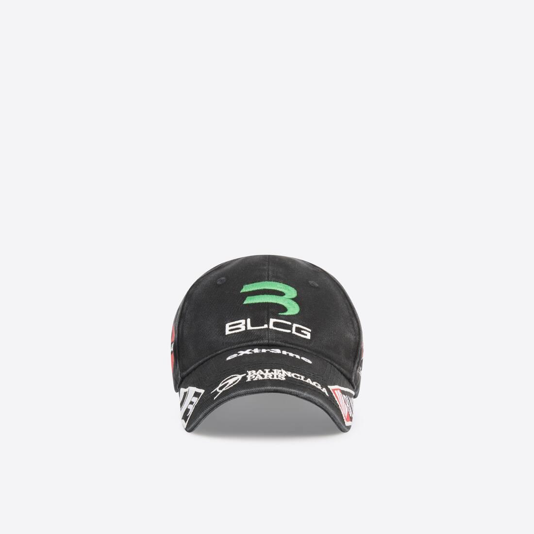Balenciaga Cotton Gamer Cap in Black | Lyst