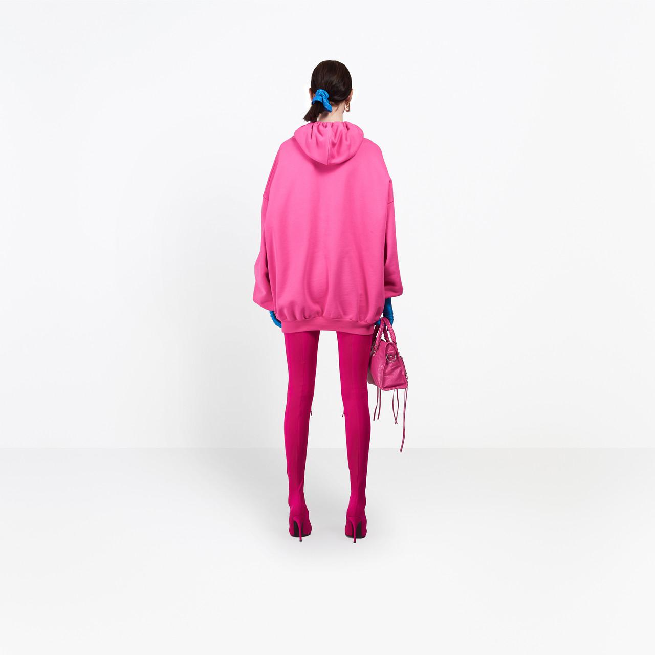 balenciaga pink hoodie
