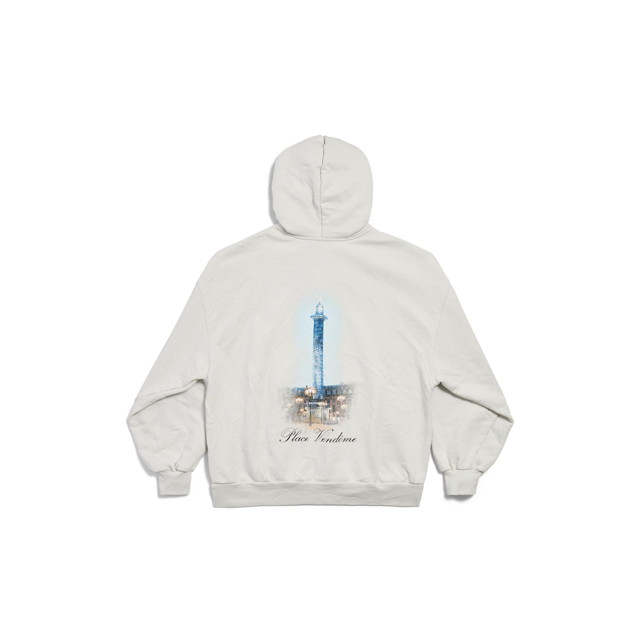 Balenciaga Vogue Zip-up Hoodie Regular Fit in White | Lyst Canada