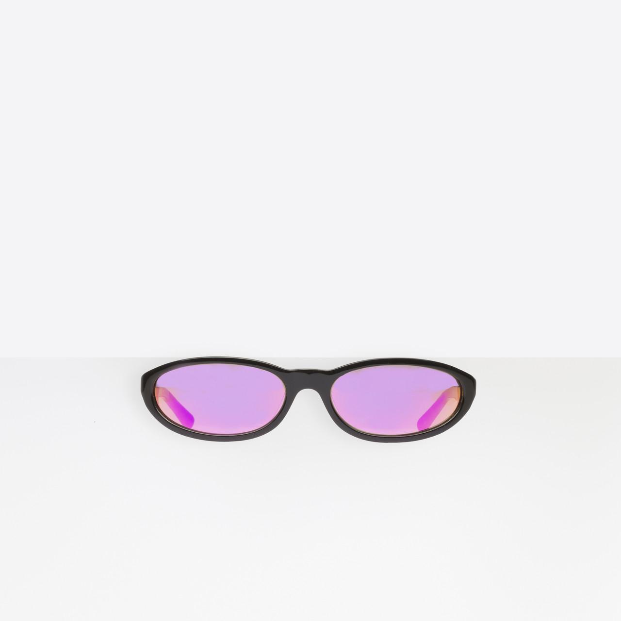 balenciaga neo round sunglasses