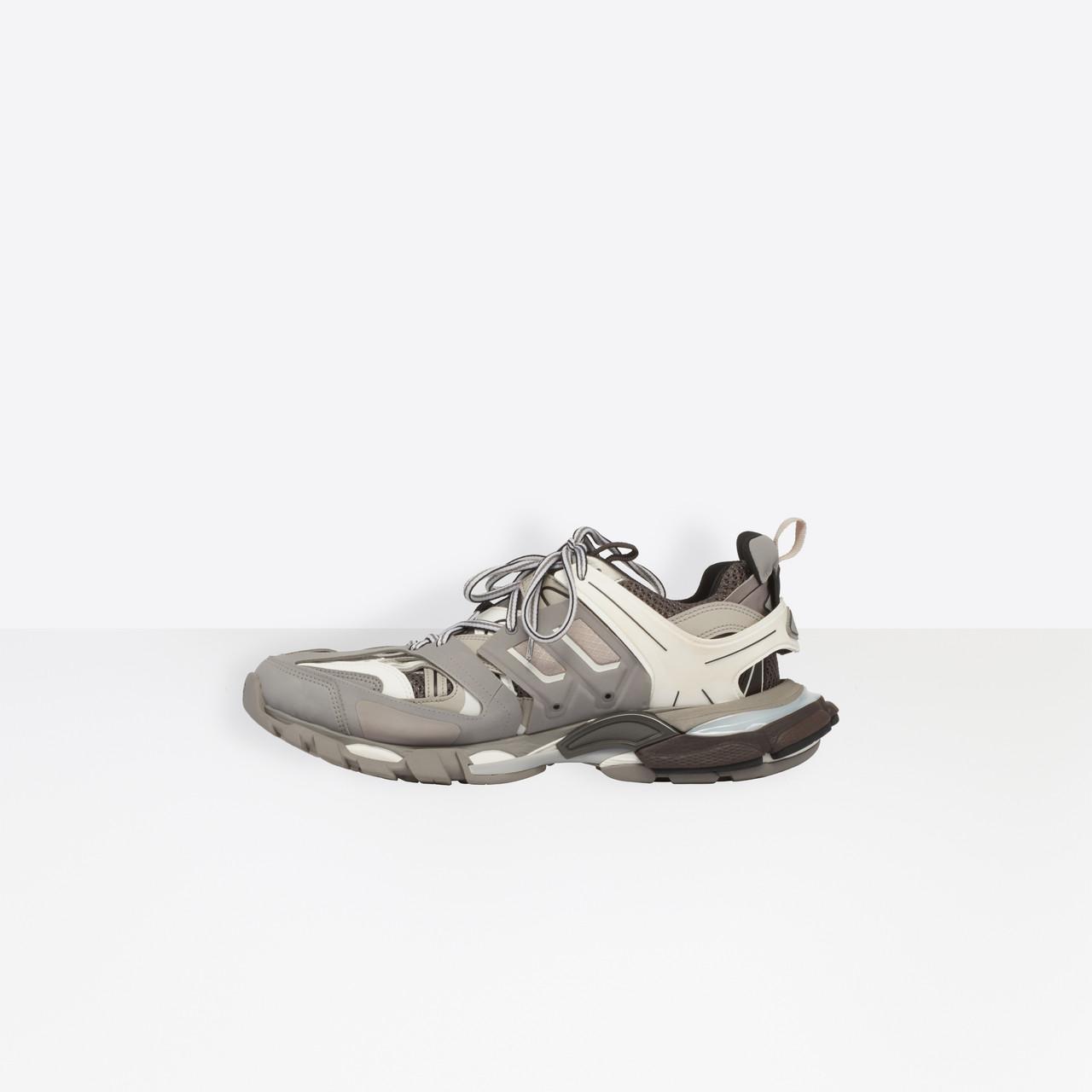 balenciaga track shoes grey