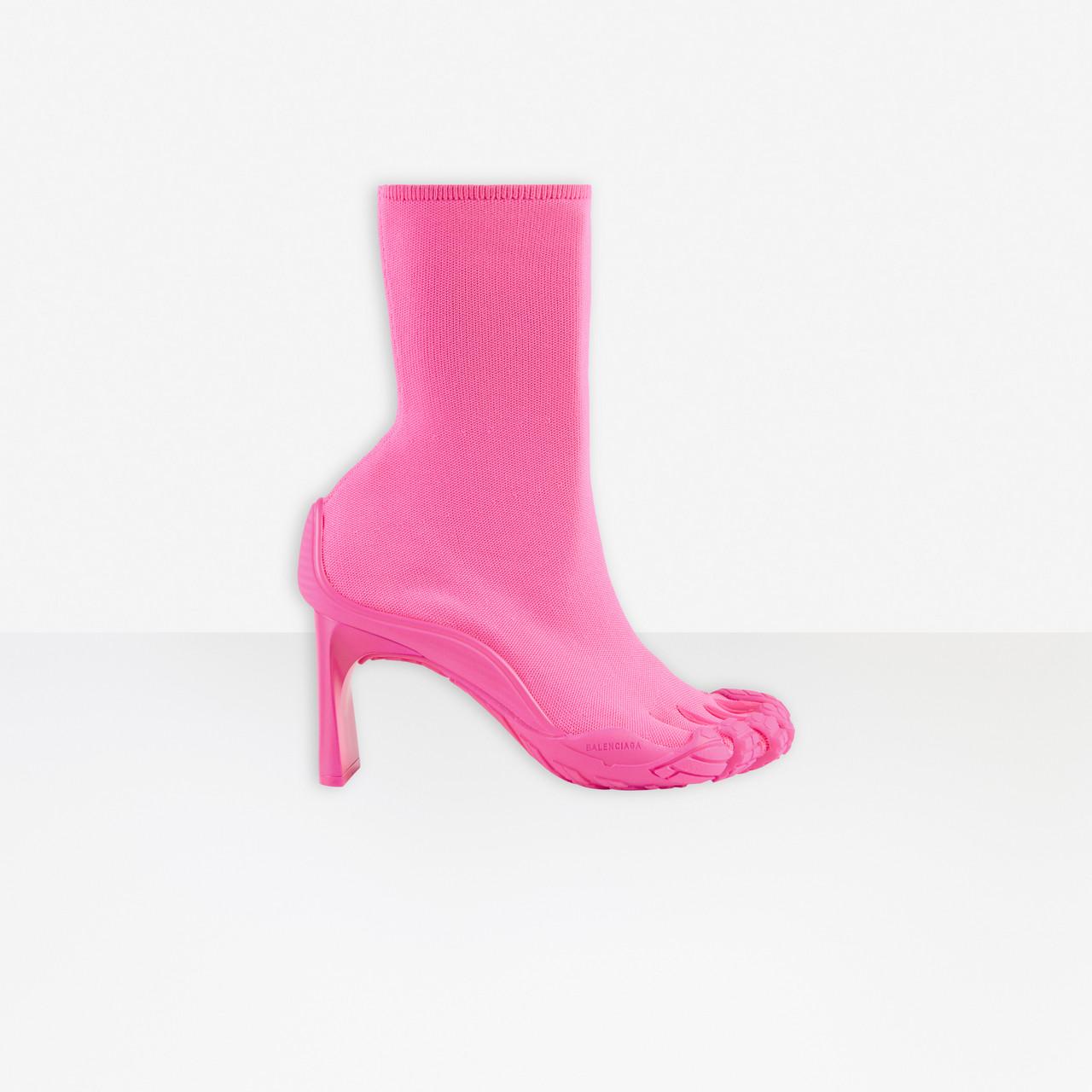 Balenciaga Heeled Toe in Pink | Lyst AT