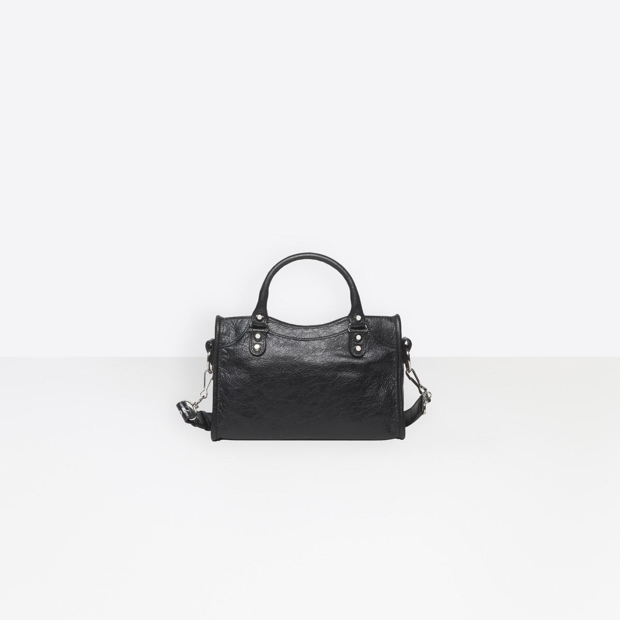 Balenciaga Classic City Mini Shoulder Bag in Black | Lyst