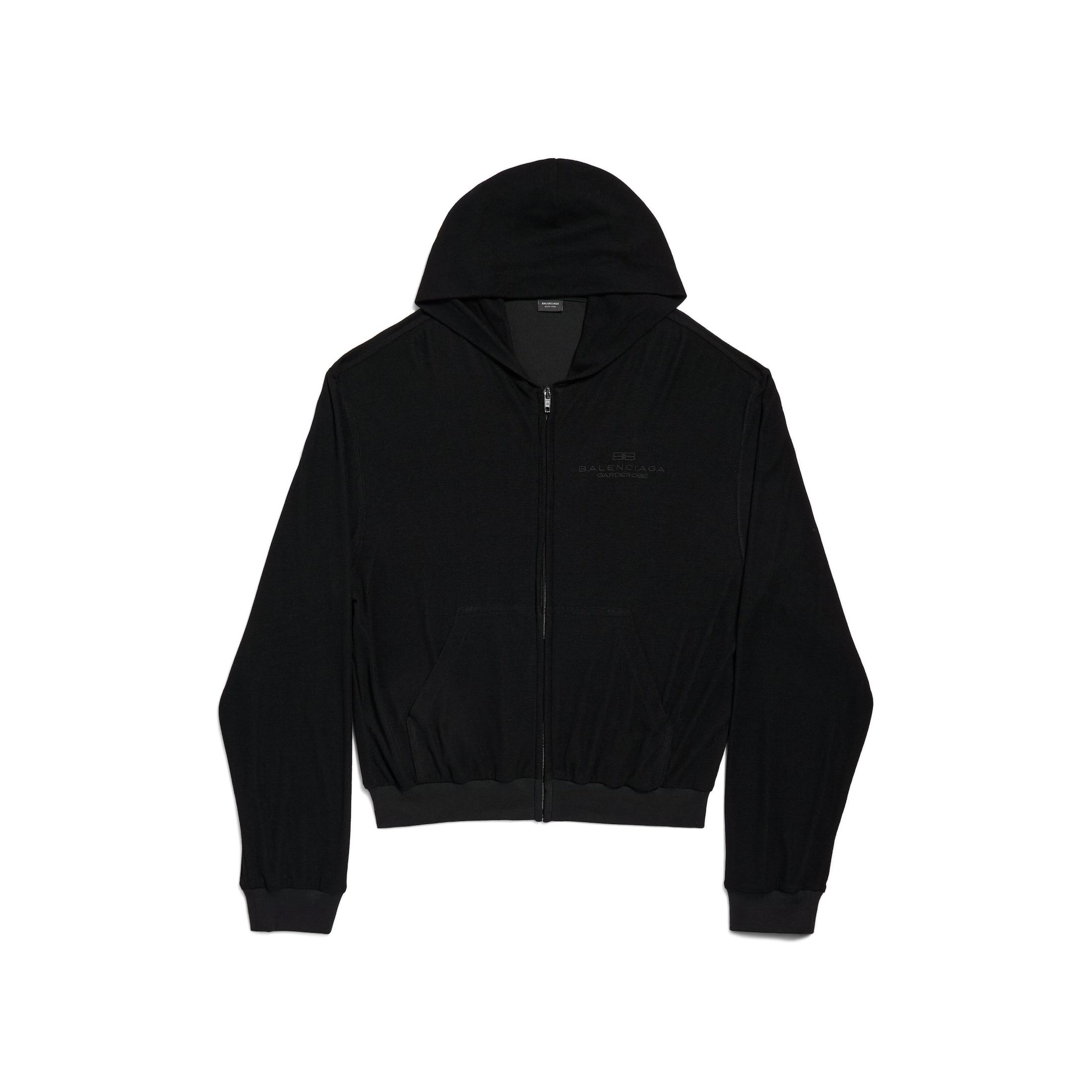 BALENCIAGA BB Garderobe フーディ ロゴ コットン 黒 関税送料込 Medium-813406TRVW11000_F.jpg