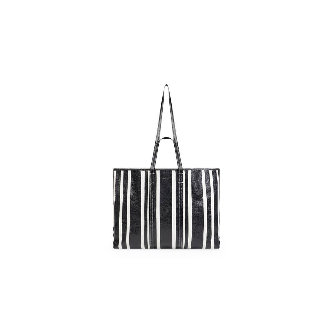 Balenciaga Barbes Large East-west Shopper Bag in Black | Lyst