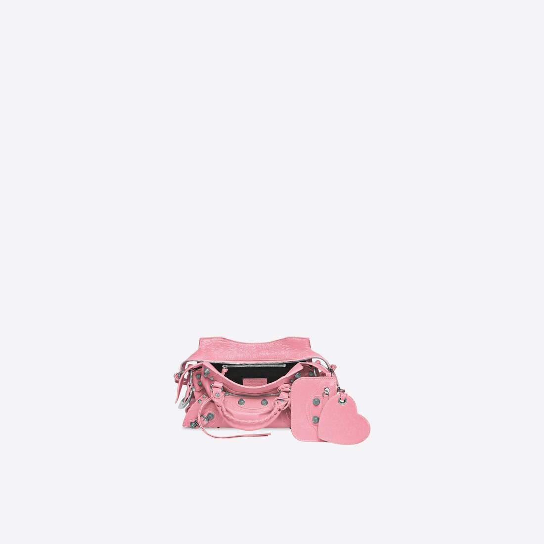 Balenciaga Leather Neo Cagole Xs Handbag in Pink | Lyst