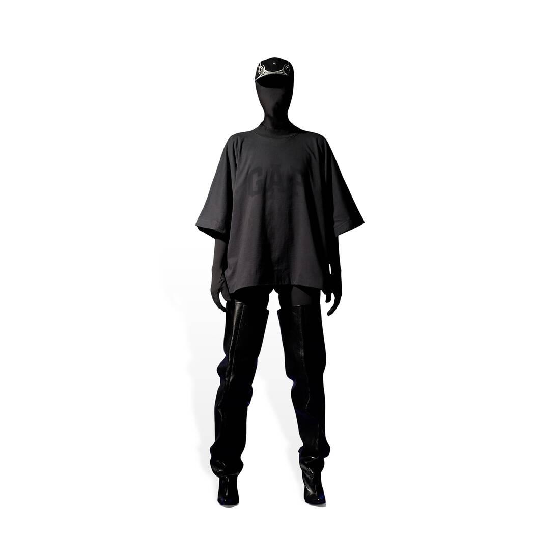 Balenciaga Yeezy Gap Engineered By Cropped Dove No Seam Tee In Black 