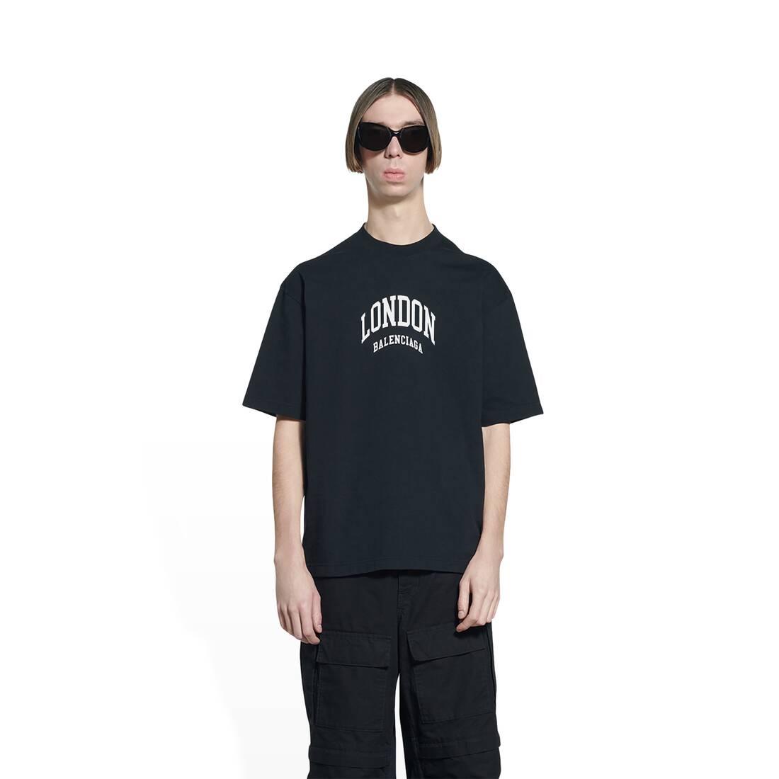 Balenciaga Cities London T-shirt Medium Fit in Black for Men | Lyst
