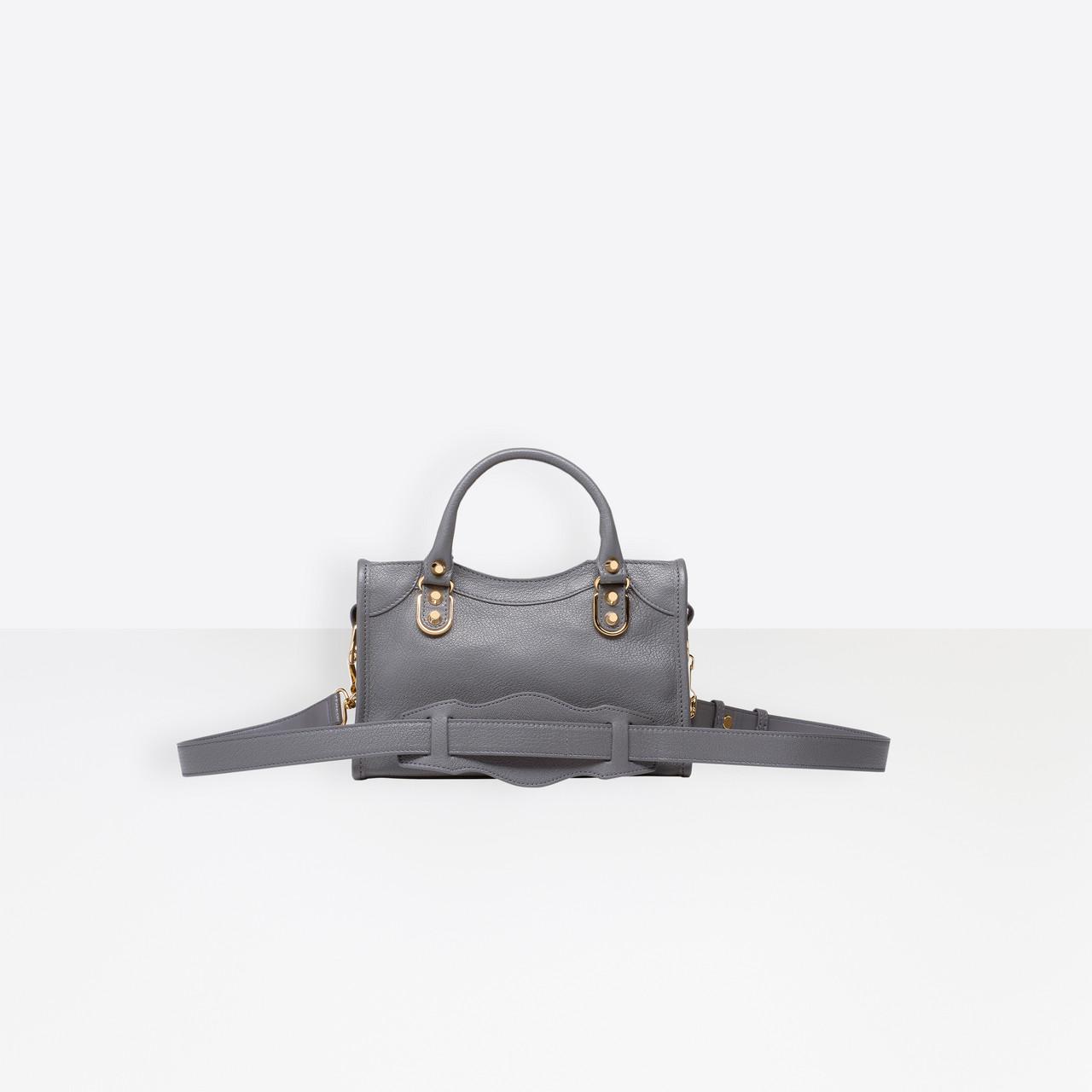 Balenciaga Leather Metallic Edge City Mini Shoulder Bag - Lyst