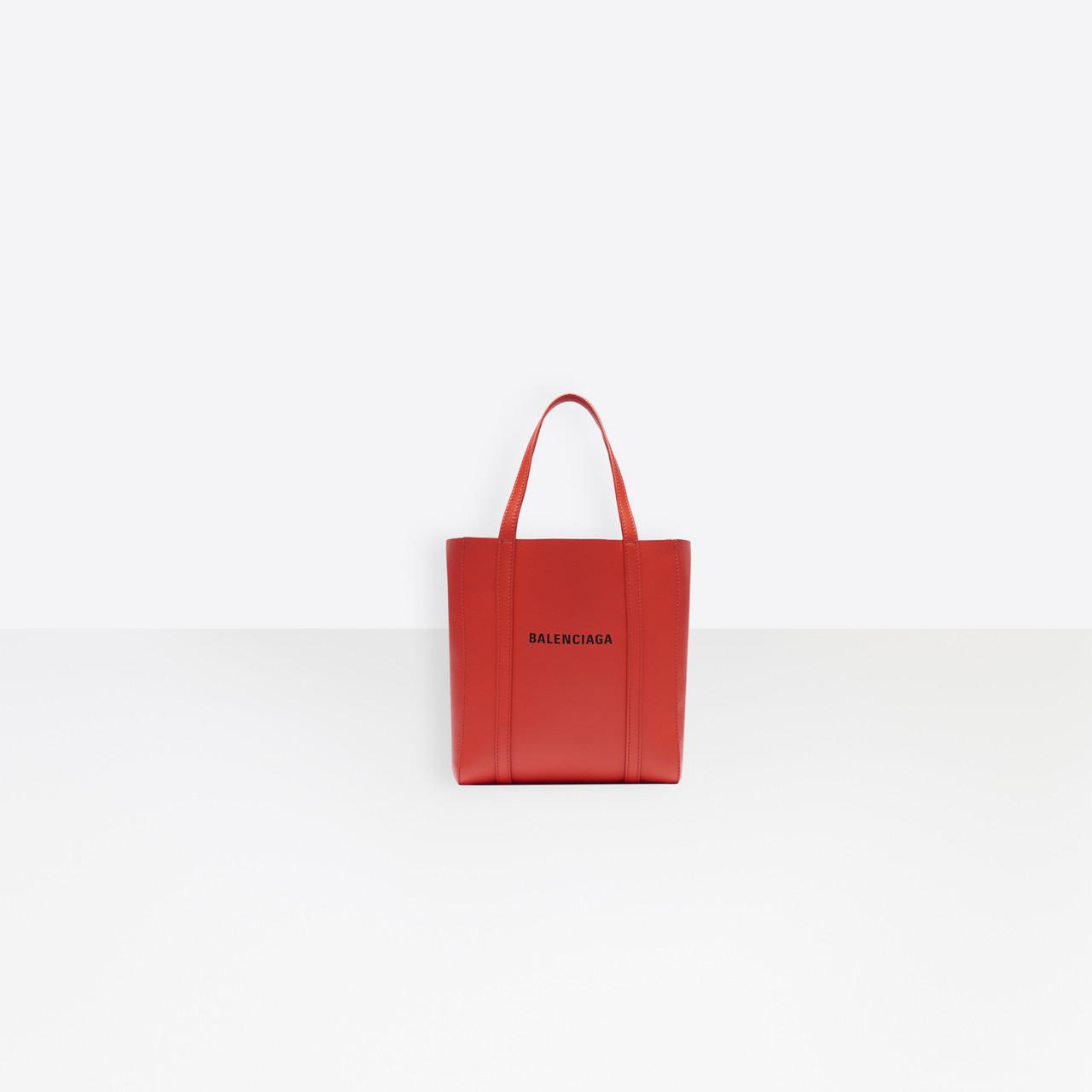 Balenciaga Leather Everyday Tote Xxs in Red - Lyst Balenciaga Leather Everyday Tote Xxs in Red - Lyst