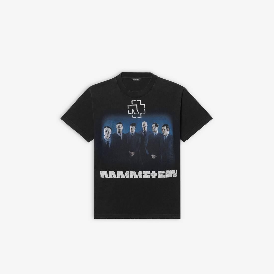 Balenciaga Rammstein Small Fit T-shirt in Black | Lyst