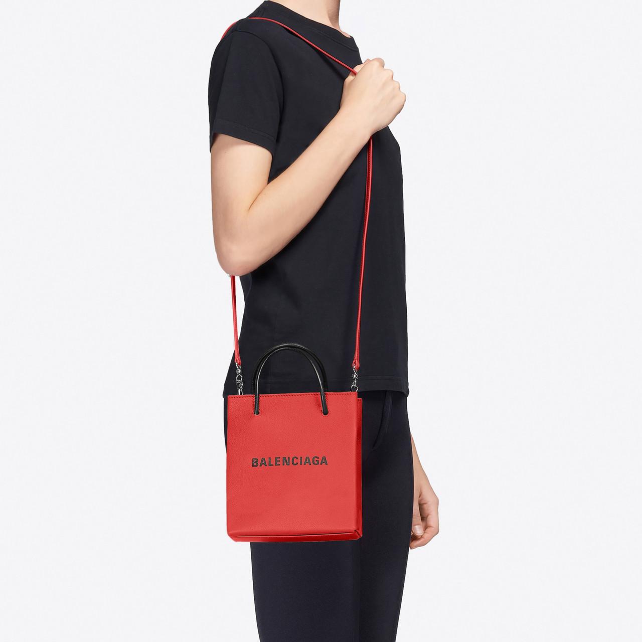 Balenciaga Leather Shopping Tote Bag in Lyst