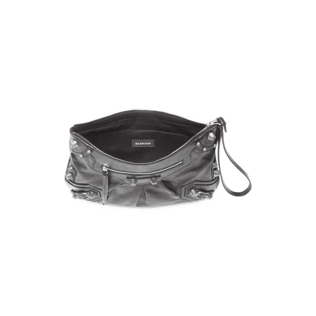Balenciaga Le Cagole Large Pouch in Gray | Lyst