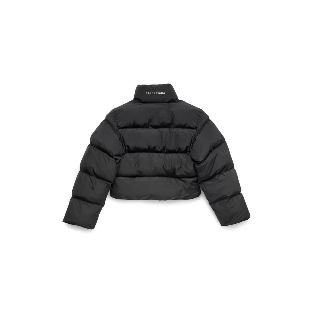 Balenciaga Shrunk Puffer Black | Lyst