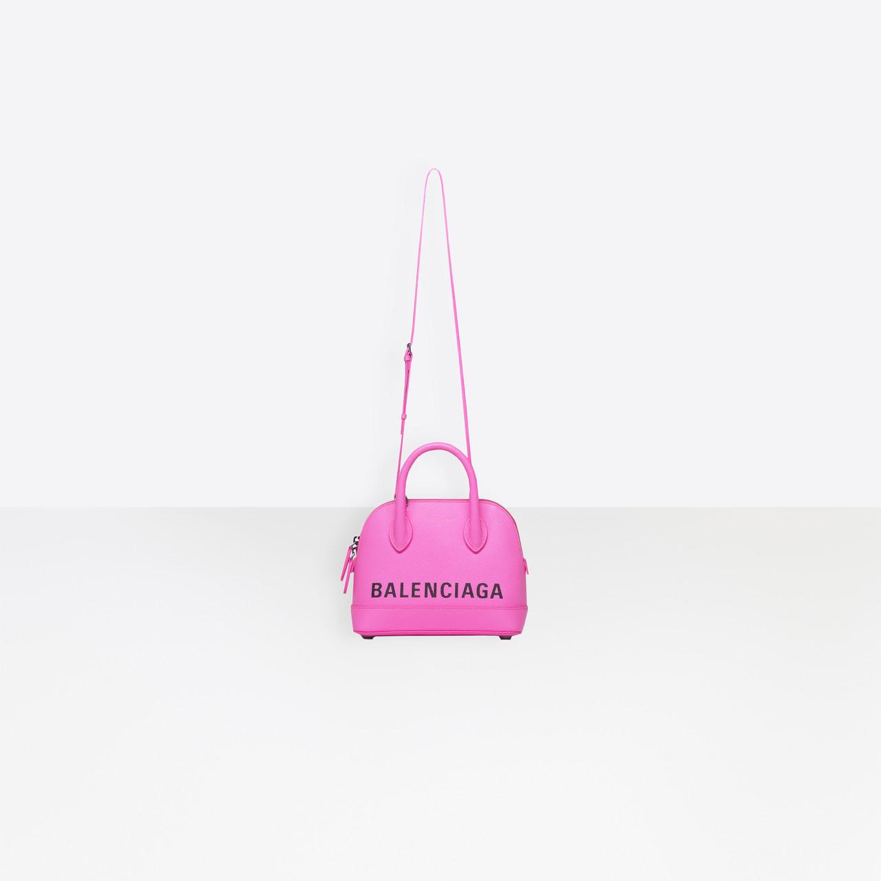 Balenciaga Ville Small Top Handle Bag in Pink