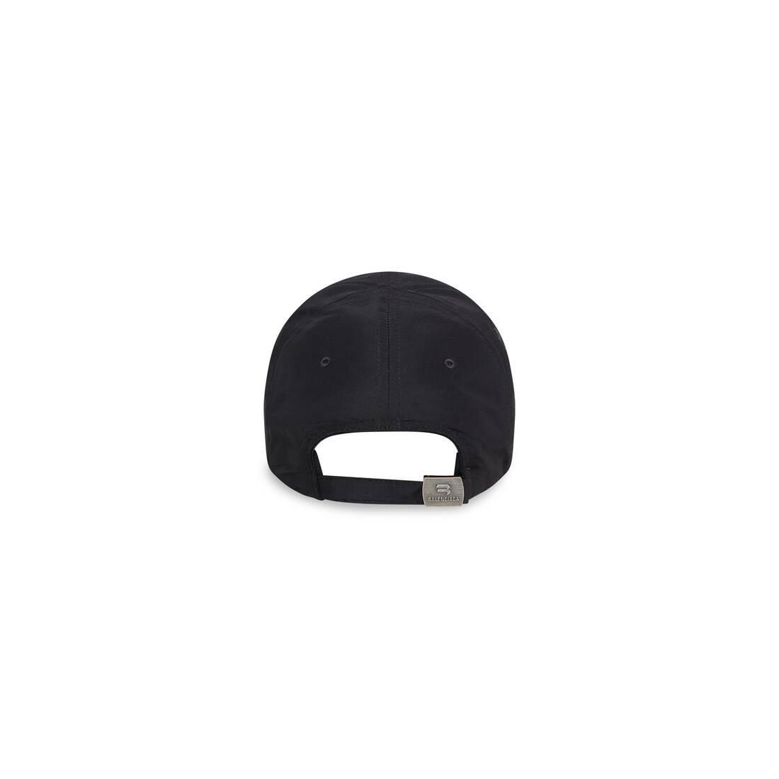 Balenciaga Sporty B Tracksuit Cap in Black | Lyst