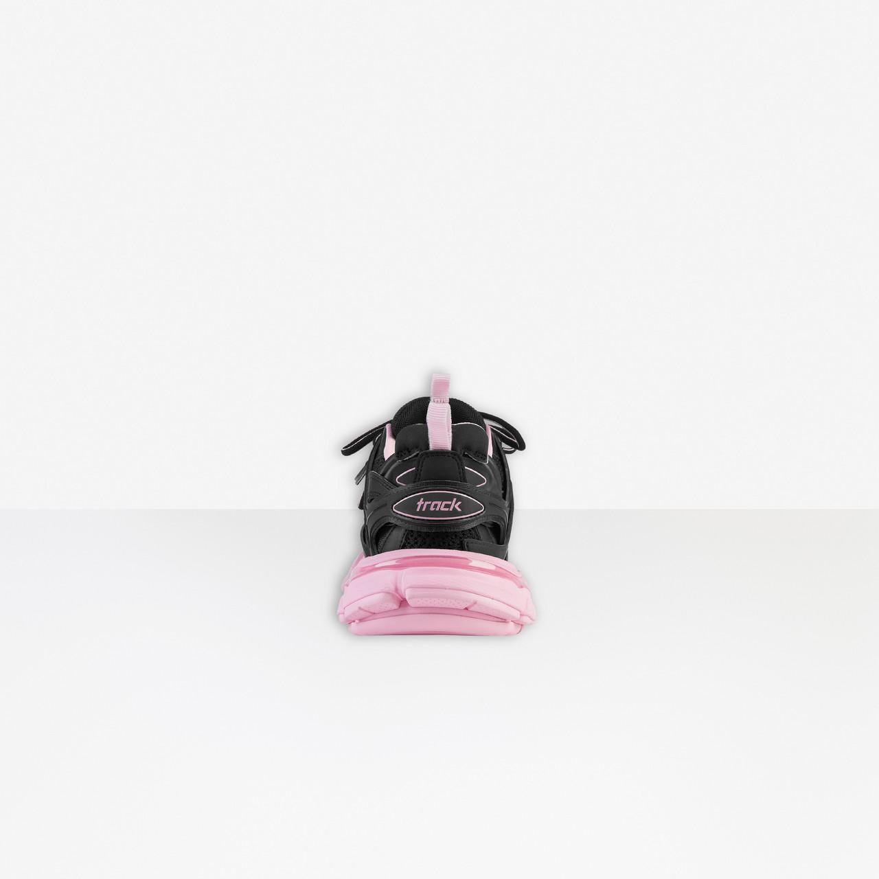 balenciaga track black pink