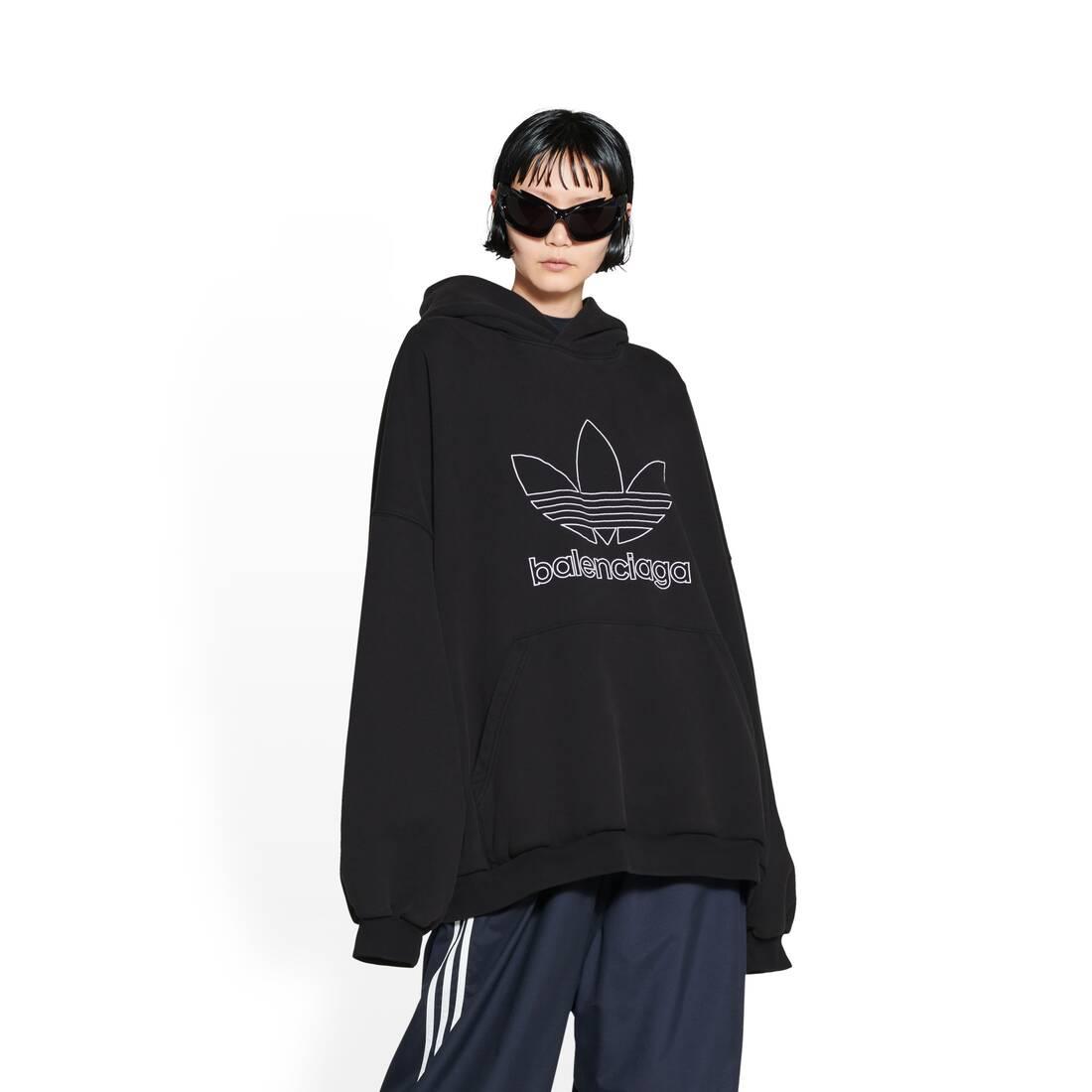Balenciaga / Adidas Hoodie Large Fit Black | Lyst Australia