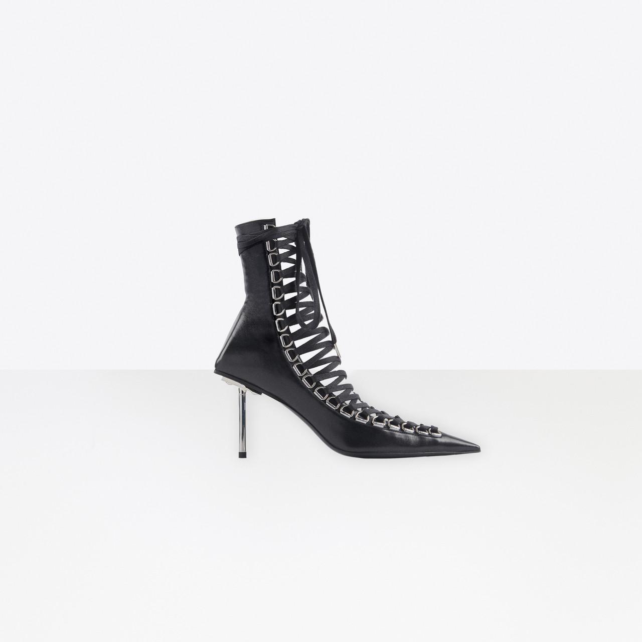 balenciaga corset boots