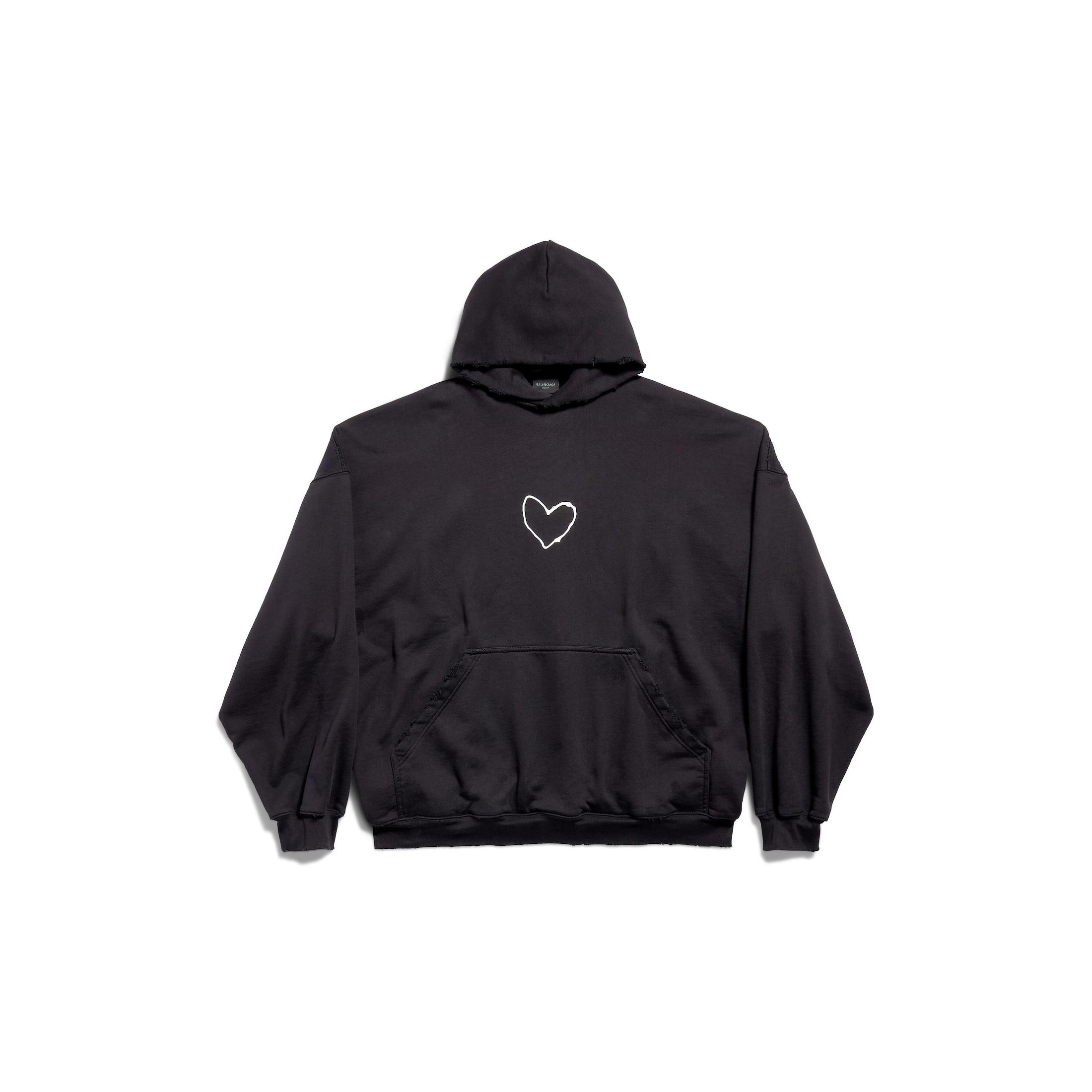 送料込+BALENCIAGA+Lovey Hoodie オーバーサイズ Balenciaga Lovey Hoodie Oversized in Blue | Lyst